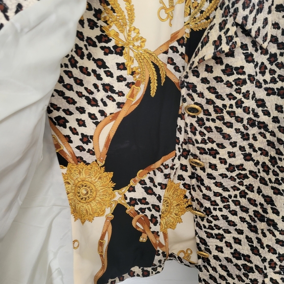 Animal Print 2pc skirt set Rickie  Freeman for TeriJon - Picture 15 of 16